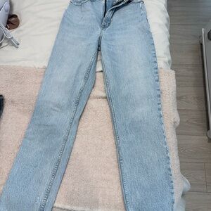 Abercrombie & Fitch Blue Straight Leg Jeans
